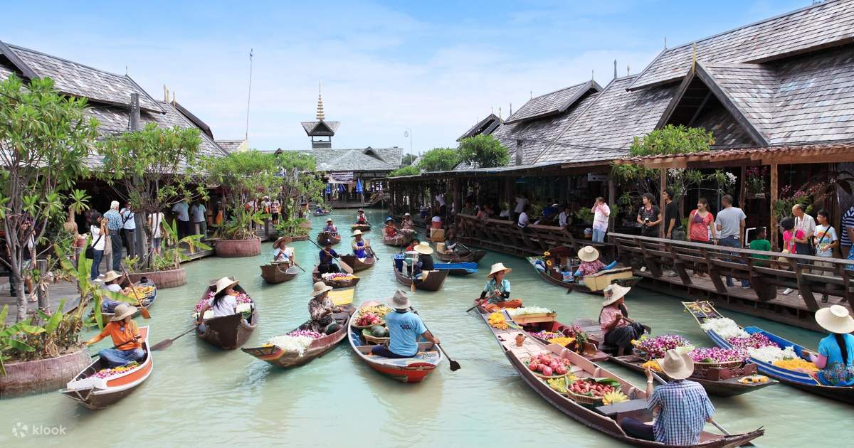 TOUR THÁI LAN 5N4Đ TẶNG NHIỀU QUYỀN LỢI TỪ HÀ NỘI TP HCM BANGKOK-PATTAYA THĂM CHỢ NỔI 4 MIỀN THƯỞNG THỨC BUFFET TẠI TÒA BAIYOKE SKY 01 BỮA LẨU TOMYUM CHUẨN VỊ THÁI TẶNG VÉ ALCAZAR/COLOSSEUM SHOW